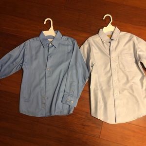 Pair of youth shirts. Sz7. Calvin Klein/club class
